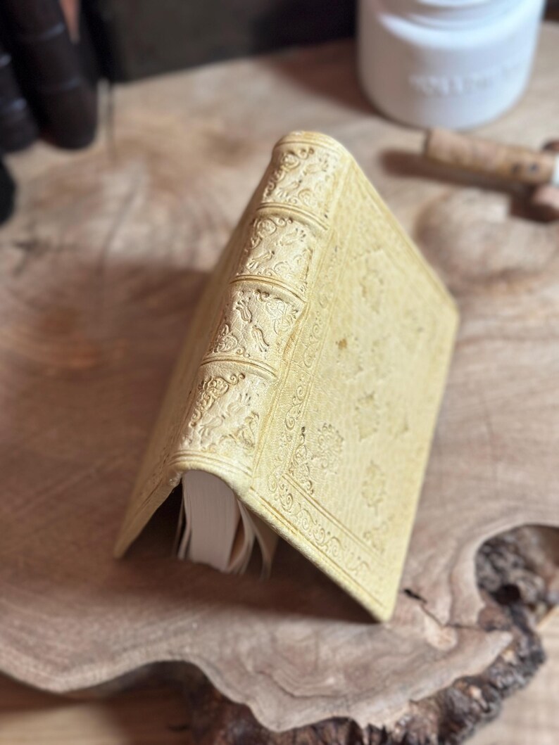Coliseu | Diário artesanal | Diário encadernado em couro | Diário com detalhes em ouro 24k | Diário com capa medieval imagem 10