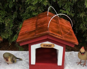 Vermont Covered Bridge Bird Feeder