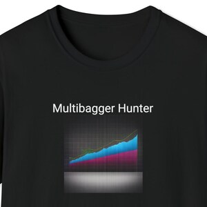 Multibagger jager, aandelenmarkt, vermogensopbouw, unisex softstyle T-shirt