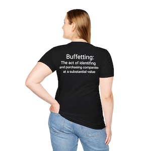 warren buffett buffetting wealth finance stocks trader market trading Unisex Softstyle T-Shirt
