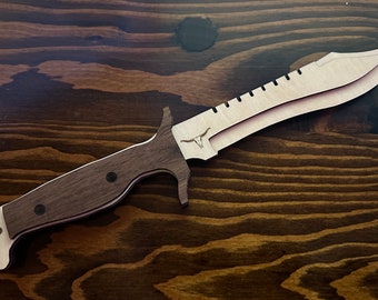 Couteaux CSGO et CS2 en bois. (Couteau Bowie)