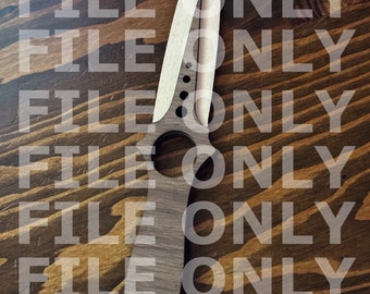 SVG file only CSGO / CS2 Skeleton Knife Laser Cutting File.