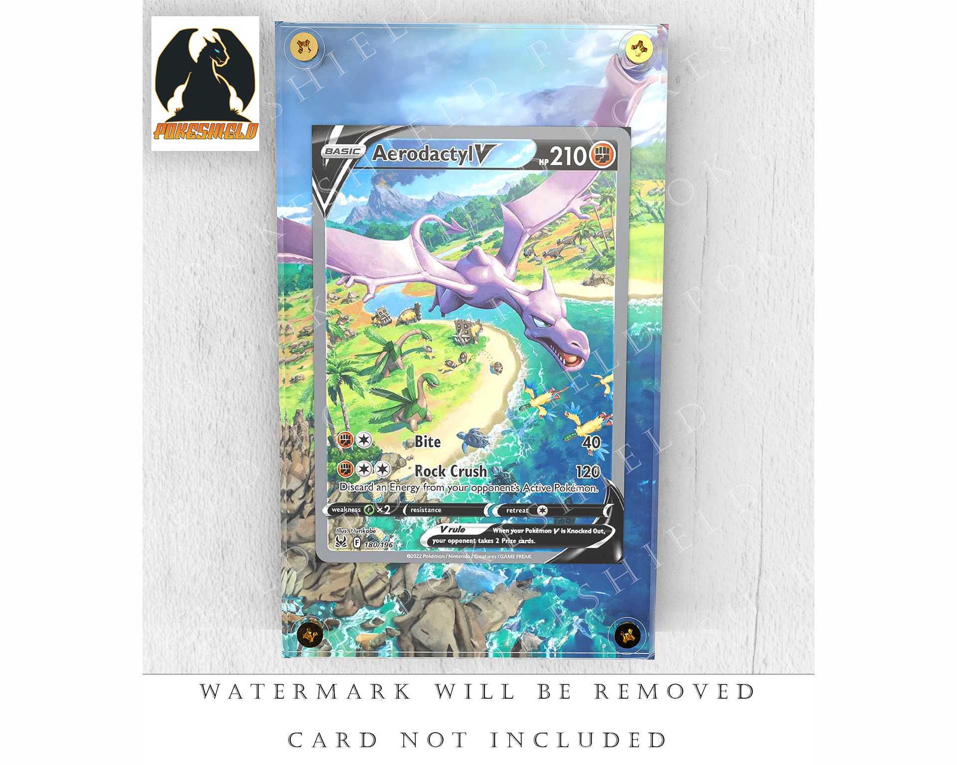 Aerodactyl V (Alternate Full Art, #180/196) - Holofoil