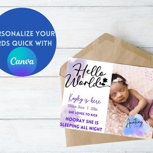 Cartes numériques de croissance pour bébé fille - Adorables cartes photos pour les jalons marquants de votre tout-petit | Souvenirs de partage en famille | Partage de photos