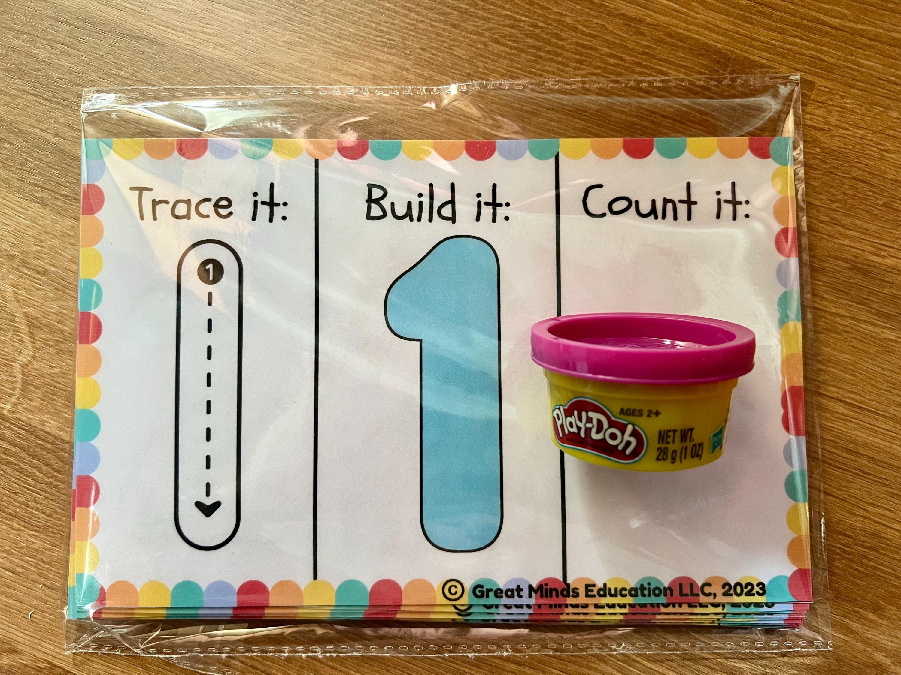 Counting Game With Playdough, Learn Numbers Through Sensory Play ...