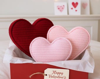 Heart Pillow Crochet Pattern – Cushion – Easy Beginner Home Decor
