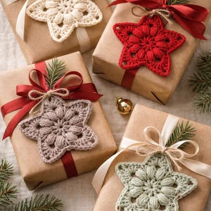Crochet Star Ornament Pattern, Christmas PDF, 4th of July, Tree Decoration, Handmade Holiday Decor, image 7