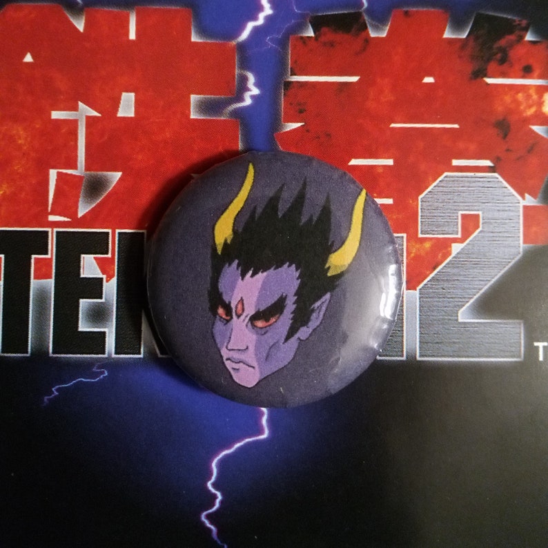 Devil Kazuya Button - Etsy