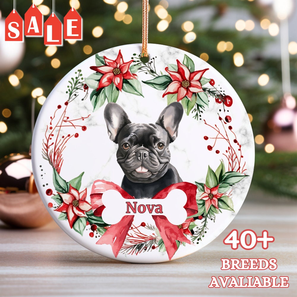 Bulldog ornaments for clearance sale