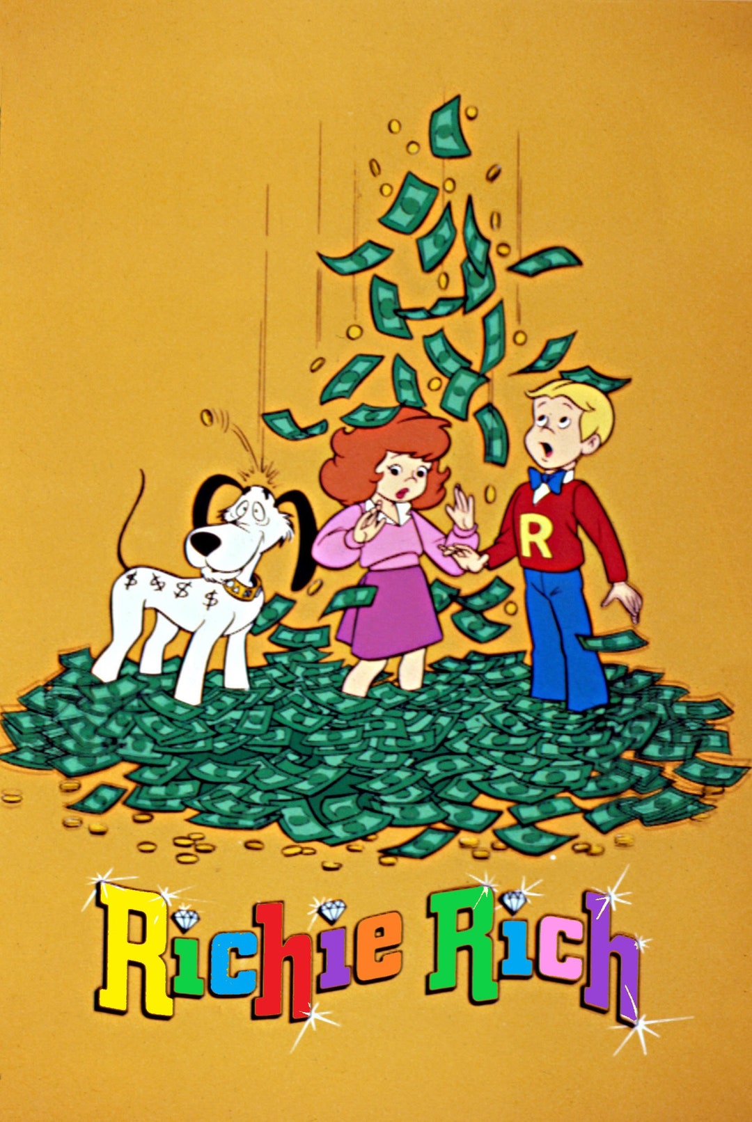 Where Can I Watch Richie Rich Cartoon Richie Rich Animated Series - Etsy