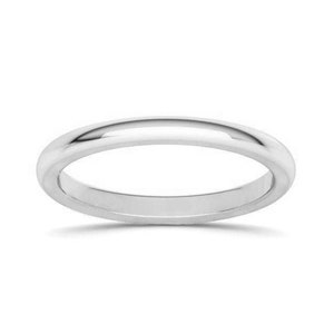Classic Wedding Solid Gold  2mm Band - Gold Promise Ring Band
