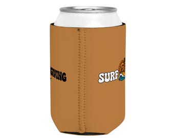 Surf Giving Surfer Turkey Can Cooler Sleeve