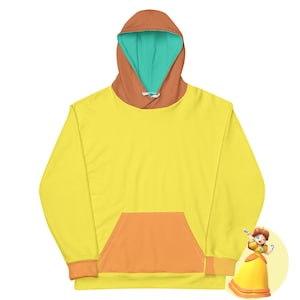 Princess Daisy Super Mario Inspired Color Palette Unisex Hoodie