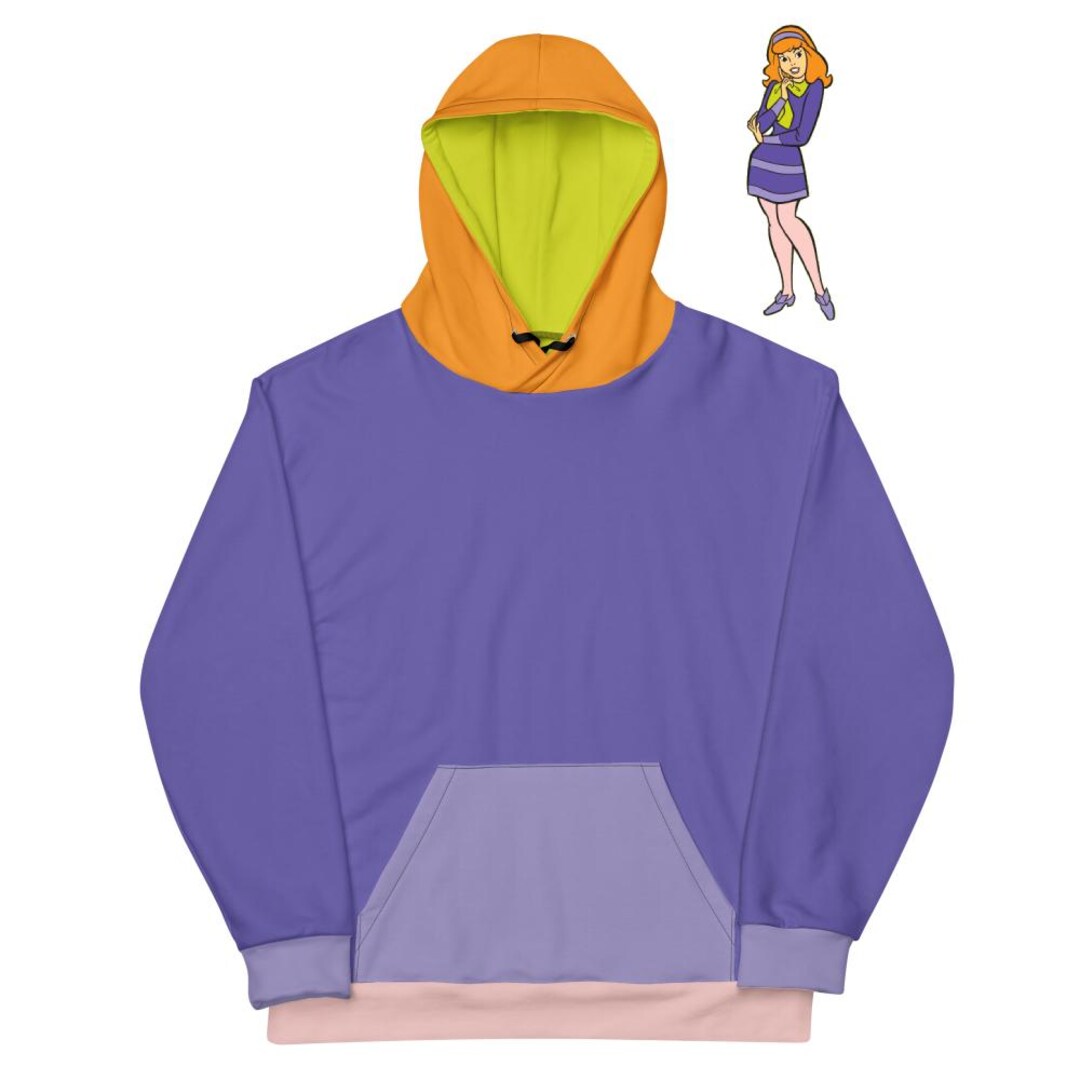 Daphne Blake Scooby-doo Inspired Color Palette Unisex Hoodie - Etsy UK