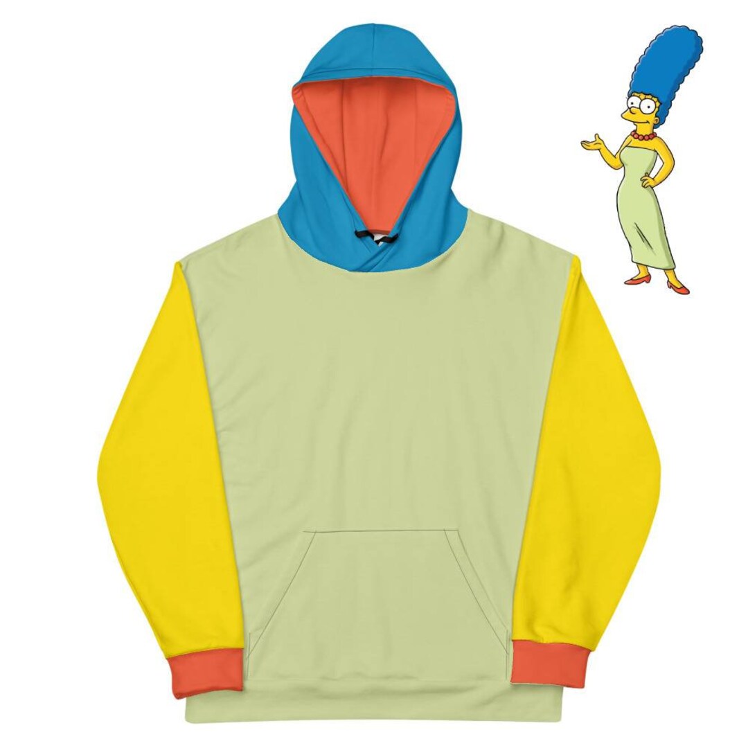 Marge Simpson the Simpsons Inspired Color Palette Unisex Hoodie - Etsy