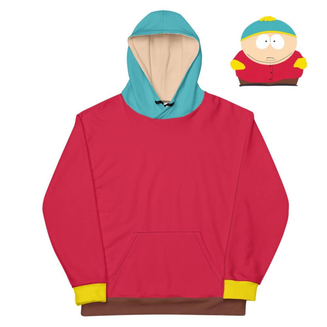 Eric Cartman South Park Inspired Color Palette Unisex Hoodie XS to 3X ...