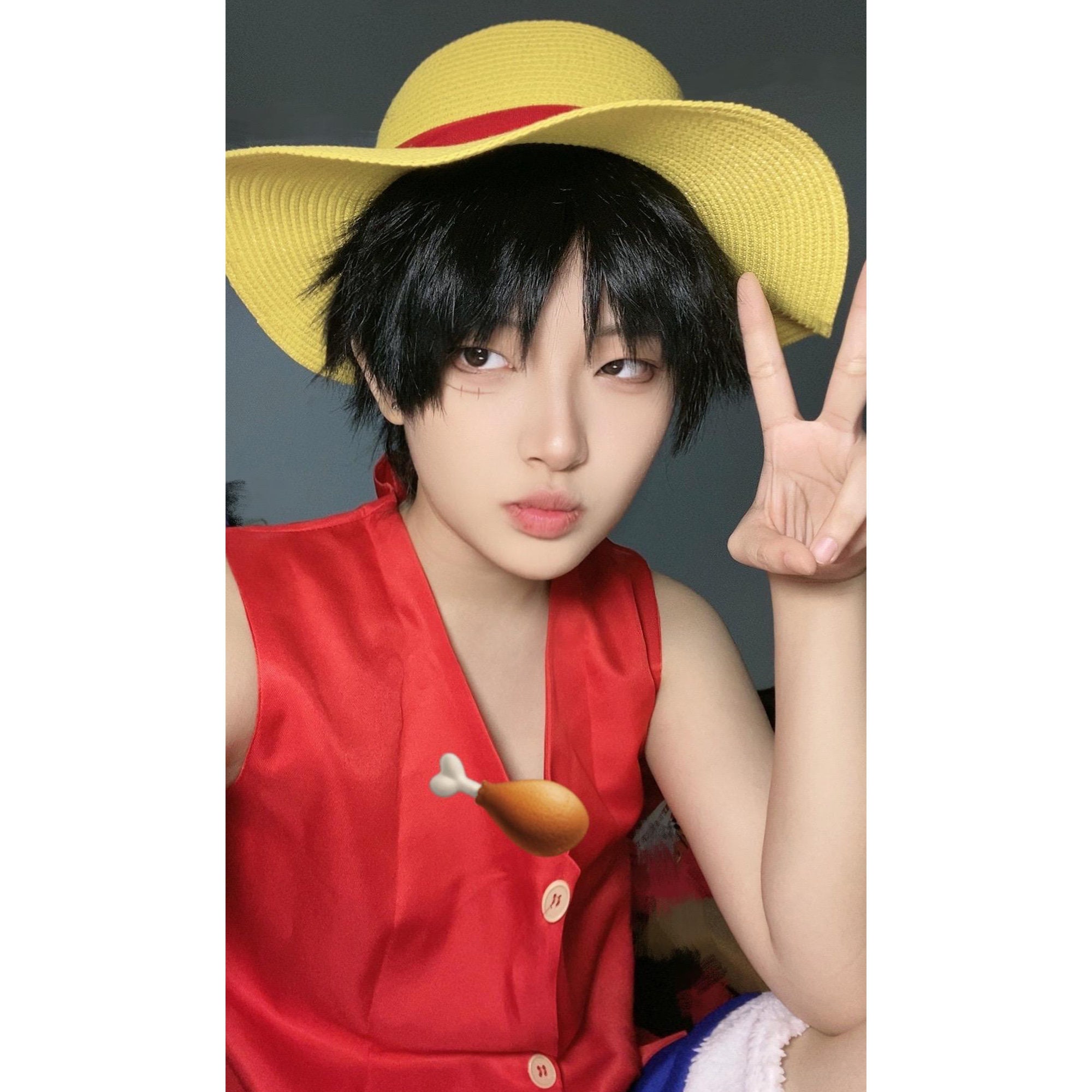 Luffy Cosplay Halloween Costume Unisex Costume for Adult Etsy