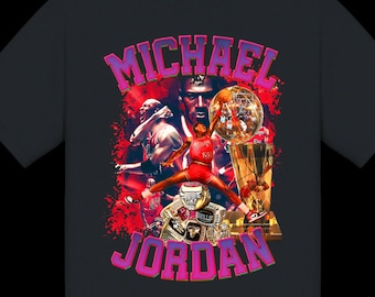 Camisa vintage personalizada de Michael Jordan