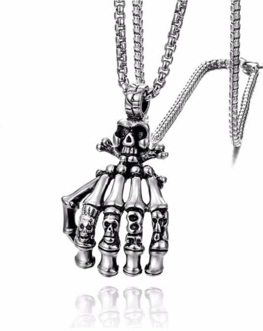 Glow -Trapped Soul Pendant, Creepy Necklace, Glow Jewelry, Haunted w/ 24 inch Chain