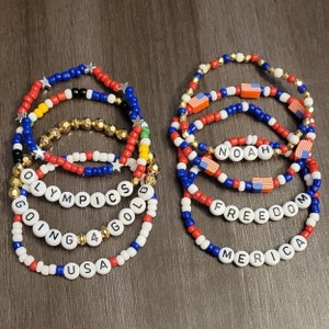 America / USA / Olympics Friendship Bracelets