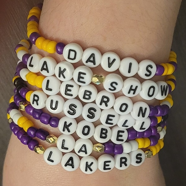 Los Angeles Lakers Friendship Bracelets