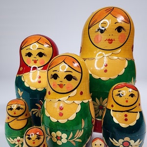 Lil&#39; Sasha - 6&quot; Russian Nesting Doll - 7pc.