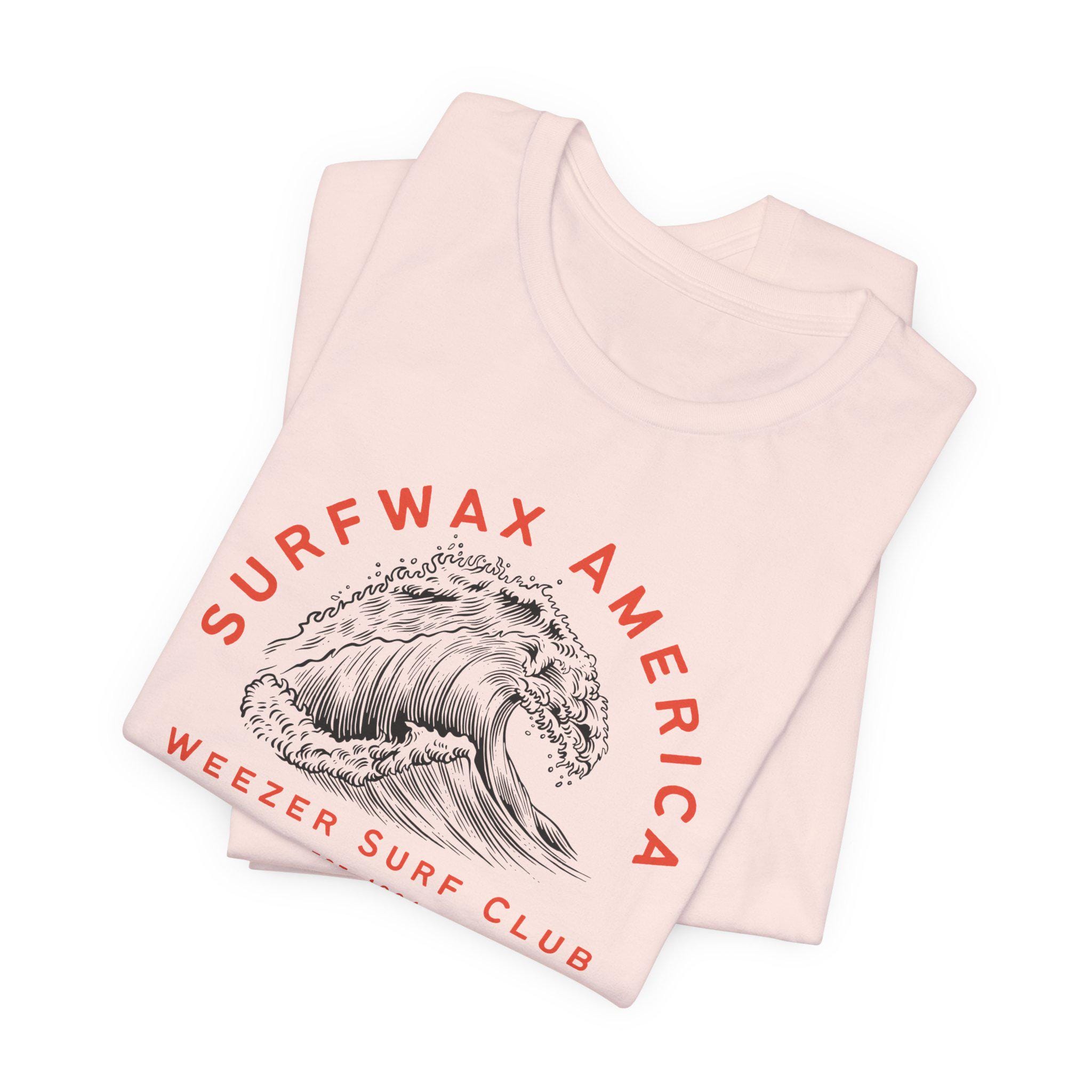 Weezer Blue Album T-Shirt: Surfwax America Graphic Tee, Retro Band Merch