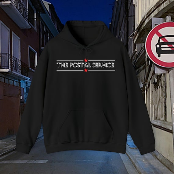 Postal Service Give up Hooded Sweatshirt Etsy