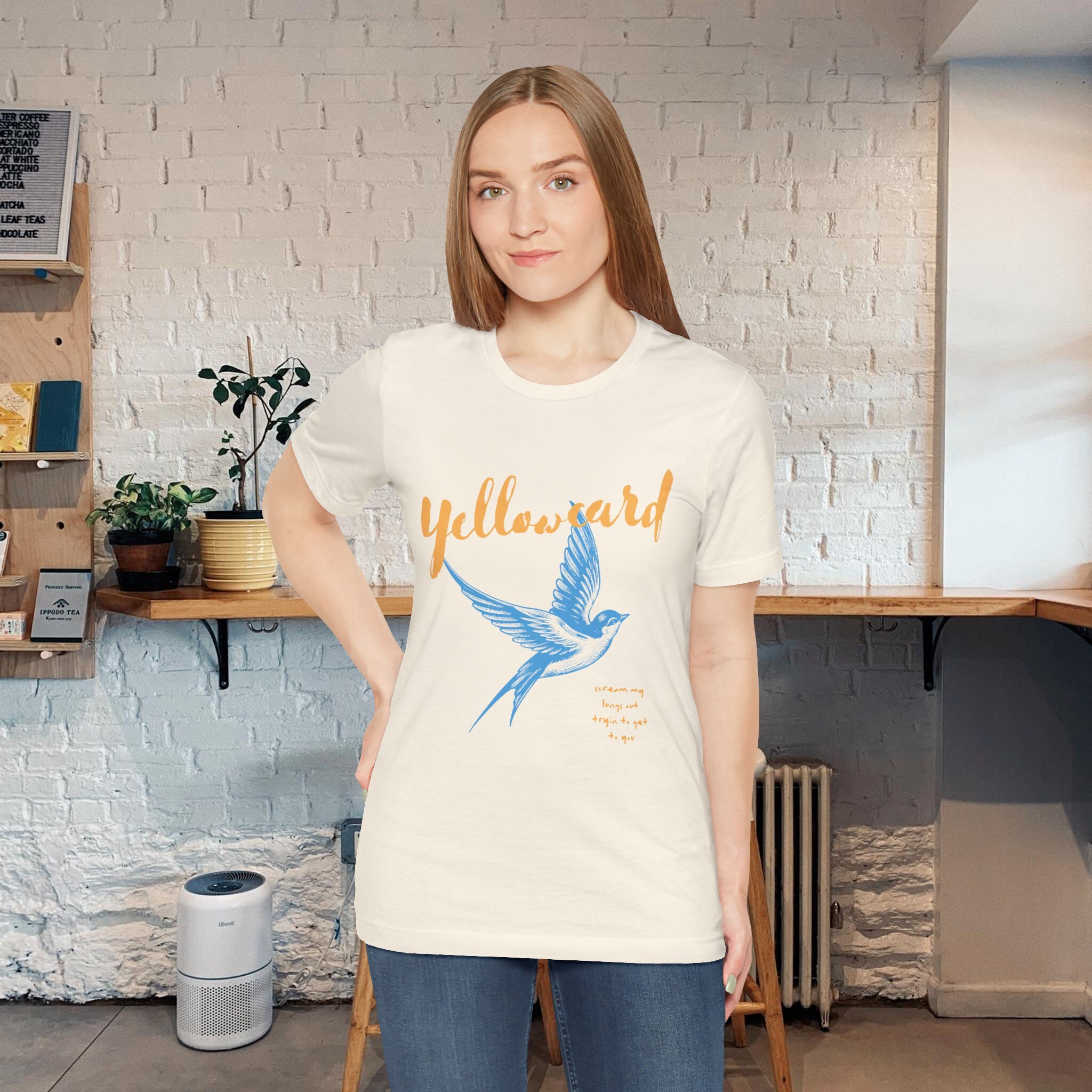 Yellowcard T-shirt: Ocean Avenue Lyrics & Bird Graphic - Etsy