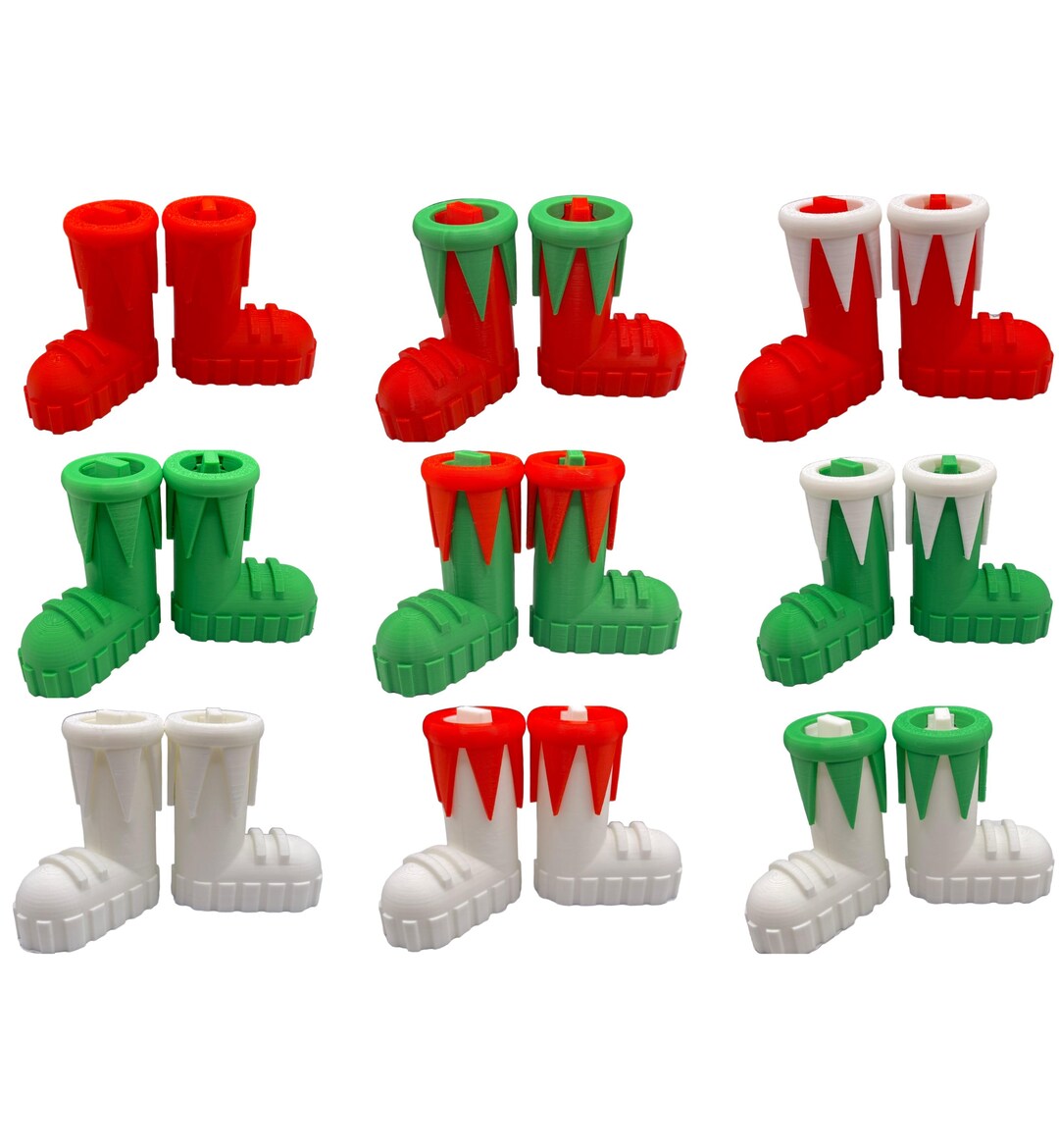 Enchanted Elf Boots-multicolored | Christmas Elf Boots | Mischievous ...
