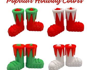 Enchanted Elf Boots - Popular Colors | Christmas Elf Boots | Mischievous Christmas Elf | Ceiling Elf Boots | Sticky Boots | Elf Accessories
