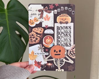 Autumn Kindle Insert | Bookish Halloween Kindle Decor | Kindle Accessory | Kindle Paperwhite Inserts | Fall Aesthetic | Bookish Gift For Her