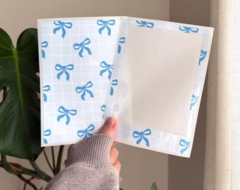 Blue Bows Kindle Skin | Cute Kindle Decal | Kindle Accessory | Kindle Paperwhite Skins | Gingham Bow Kindle Skin | Girly Bookish Gift