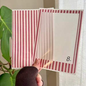 Pink Striped Kindle Skin | Aesthetic Kindle Decal | Kindle Accessory | Kindle Paperwhite Skin | Feminine Kindle Decor | Gift For Book Lovers #8