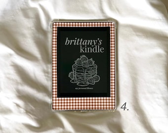 Fall Gingham Kindle Skin | Cozy Autumn Decal | Fall Aesthetic | Kindle Decal | Kindle Accessory | Kindle Paperwhite Skins | Bookish Gift