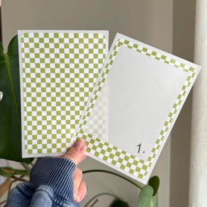 Green Checkered Kindle Skin | Aesthetic Kindle Decal | Kindle Accessories | Kindle Paperwhite Skins | Minimalist Kindle Decal | Bookish Gift