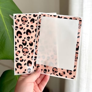 Leopard Skulls Kindle Skin | Gothic Animal Print Vinyl Decal | Spooky Kindle Wrap | Dark Aesthetic Bookish Accessory | Trendy Reader Gift