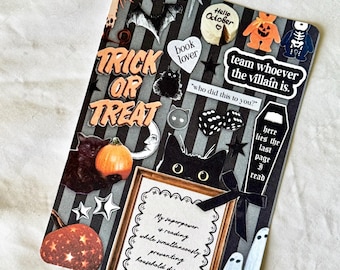 Spooky Halloween Kindle Insert | Bookish Fall Decor | Kindle Accessories | Kindle Paperwhite Inserts | Cozy Fall Aesthetic | Bookish Gift