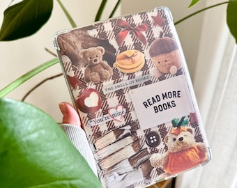 Cozy Fall Kindle Insert | Bookish Fall | Kindle Decor | Kindle Accessory | Kindle Paperwhite Inserts | Fall Aesthetic | Bookish Gift