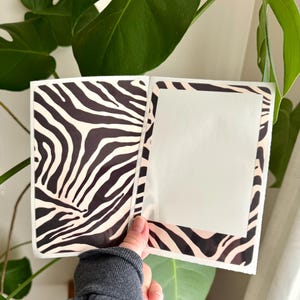 Zebra Stripe Kindle Skin | Trendy Animal Print Vinyl Cover | Aesthetic Kindle Decal | Black Kindle Paperwhite Skin | Kindle Lover Gift