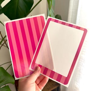 Pink Striped Kindle Skin | Valentine's Day Kindle Cover | Minimal Kindle Paperwhite Skin | Minimal Kindle Decal | Cute Gift For Book Lovers