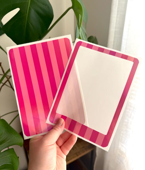 Pink Striped Kindle Skin | Valentine's Day Kindle Cover | Minimal Kindle Paperwhite Skin | Kindle Decals | Cute Gift For Book Lovers