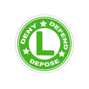 Deny Defend Depose Stickers People Over Profit Stand Up Health Care CEO Trending Decal