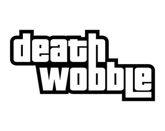 Death Wobble Jeep GTA style vector graphic