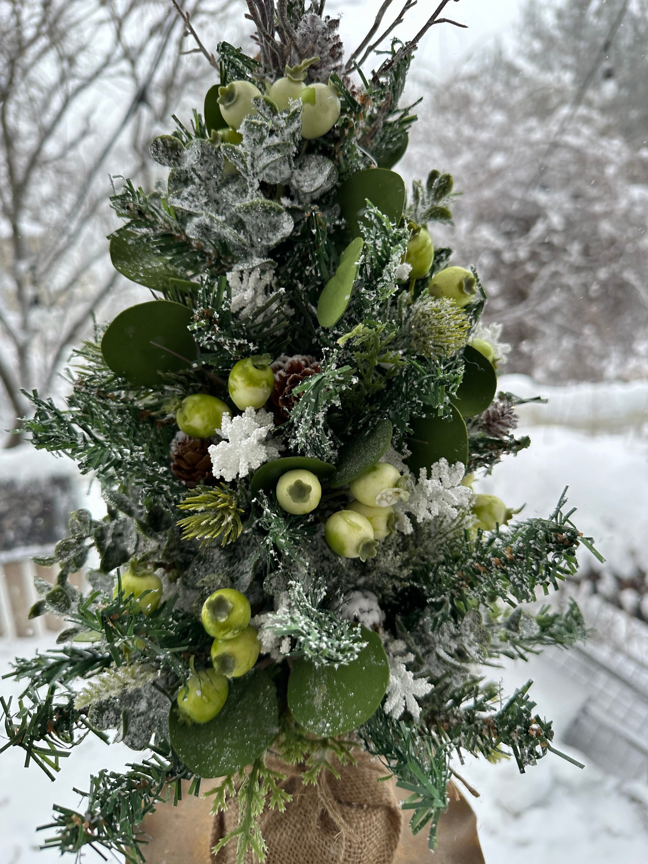 Decoración de nieve falsa para manualidades navideñas, polvo de nieve  Artificial, copos de nieve de plástico, exhibición de pueblo de invierno