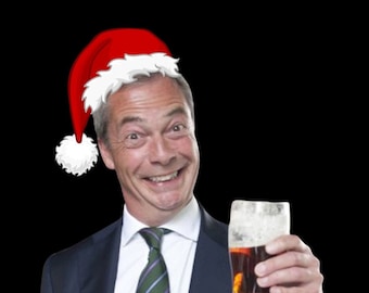 Nigel Farage Christmas Card