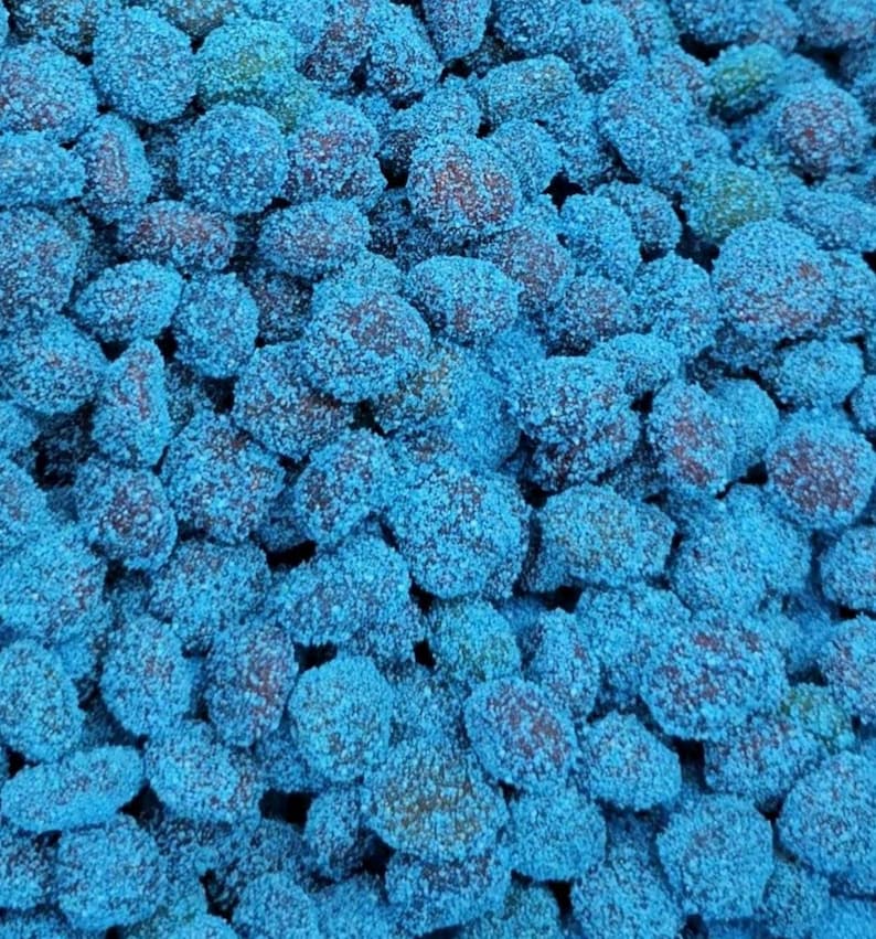 Sour Blue Raspberry Gushers 8 Oz - Etsy