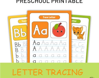 Preschool Printable Worksheets | Letter Tracing | Letter Of The Week Worksheets Printable | Alphabet Tracing Worksheets A-Z | Kdg Phonics