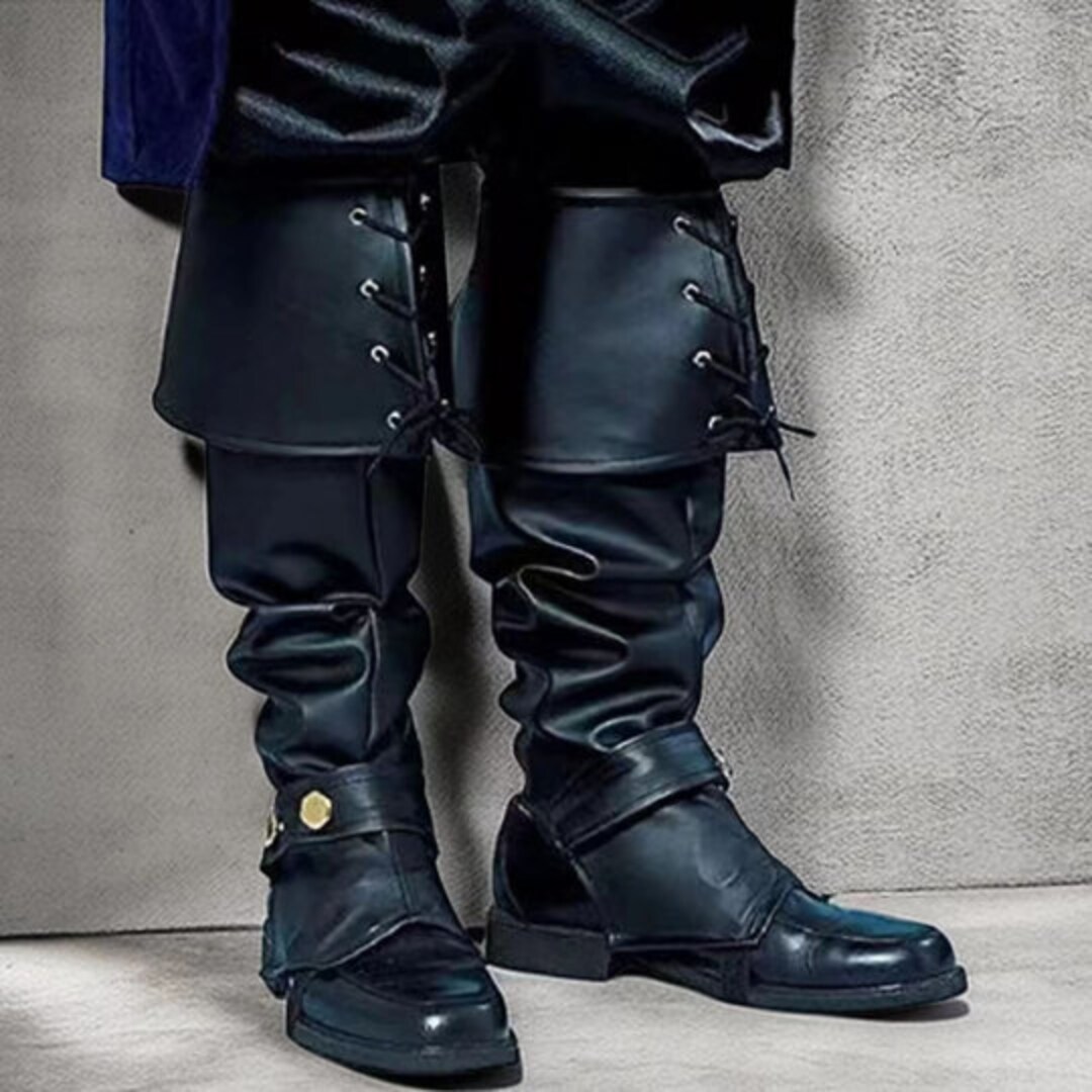 Viking Medieval Gaiters Knight Warrior Armor Boot Covers Spats Etsy