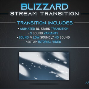 Winter Stream Transition - Blizzard - Snow Transition, Christmas ...